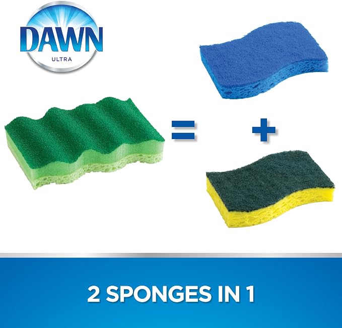 Dawn Power Clean Wedge-Shaped Scrubber Sponges - Image 7