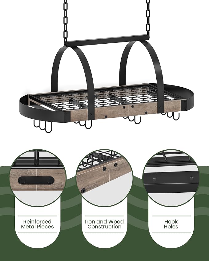 CHOEZON Hanging Pot Rack, Pot Hanger - Image 7