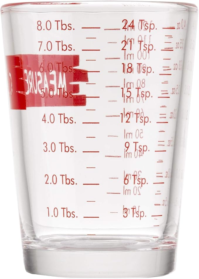 Tablecraft H1433T Measuring Cup Measure-N-Pour, 4 oz - Image 2