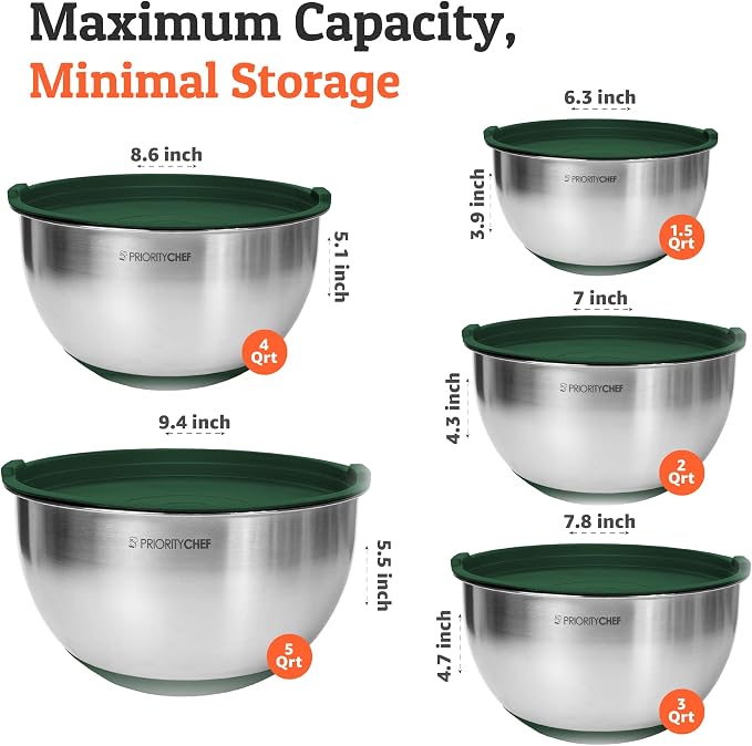 Priority Chef Premium Mixing Bowls - Image 3