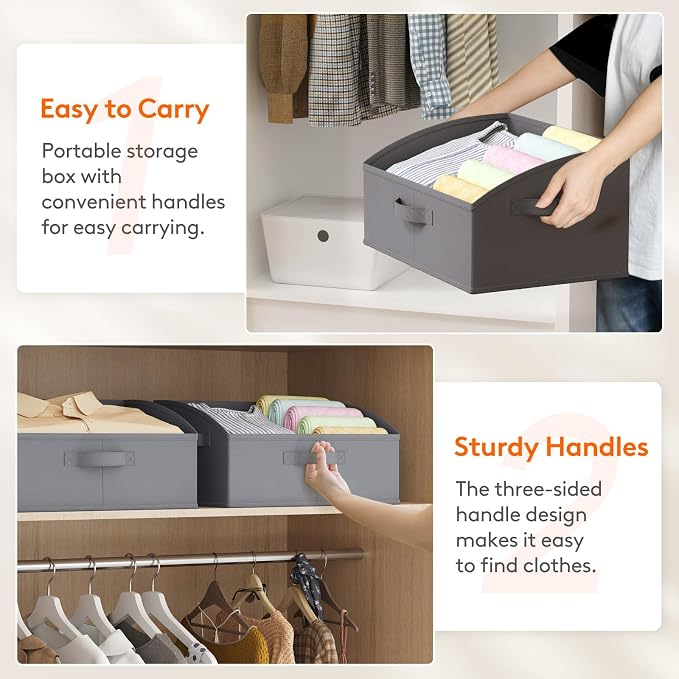 Lifewit Trapezoid Closet Storage Bins - Image 4