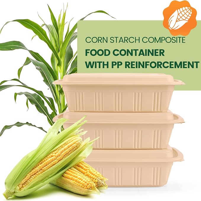 100 Piece Food Containers with Lids, 22 oz Meal Prep Containers Reusable - Image 5