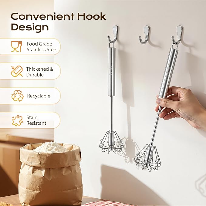 Upgraded Stainless Steel Semi-Automatic Whisk - Image 7