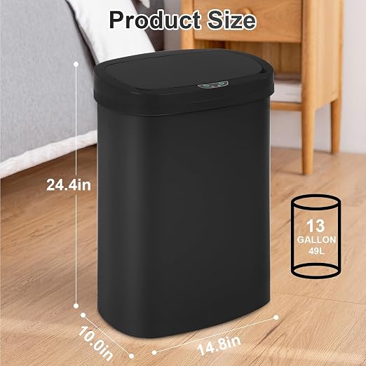 FDW Garbage Can 13 Gallon 50 Liter Kitchen Trash Can - Image 7