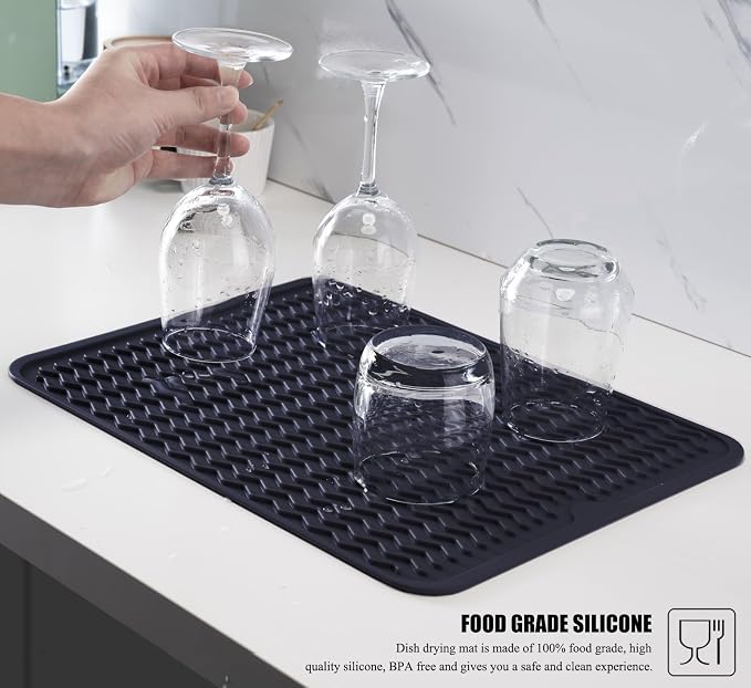 Silicone Dish Drying Mat for Multiple Usage, Easy clean, Eco-friendly, - Image 4