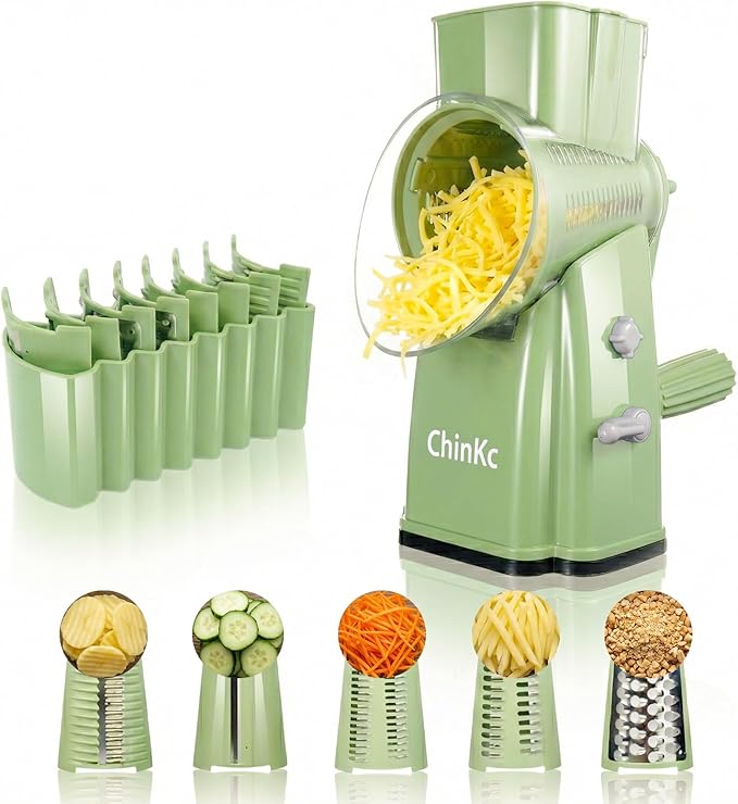 Upgrade Rotary Cheese Grater Shredder by ChinKc