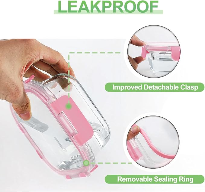 HOMBERKING Glass Food Storage Containers - Image 4