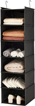 MAX Houser 6 Tier Shelf Hanging Closet Organizer, Closet Hanging Shelf by MAXHouser