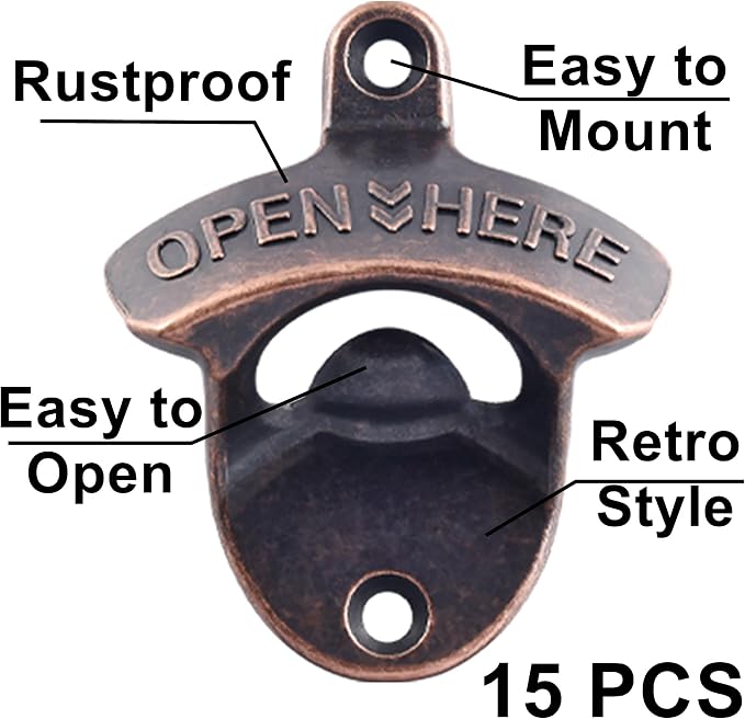 Retro Bottle Cap Opener Mountable - Image 2