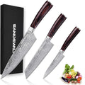 Professional Kitchen Knives High Carbon Stainless Steel Chef Knife Set by SANDEWILY