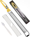 Ourokhome Kitchen Lemon Zester, Stainless Steel Hand Held Parmesan Cheese Grater by Ourokhome