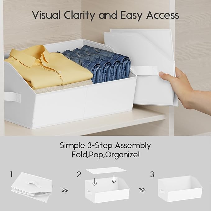 Homsorout Large Closet Organizers and Storage Bins - Image 4
