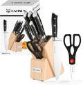 8 Piece German Stainless Steel Knife Set by KATISUN