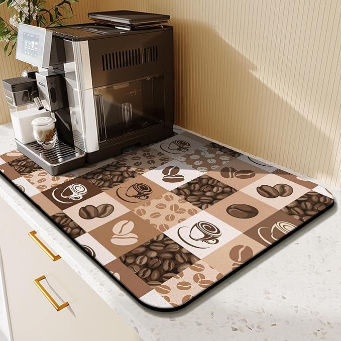 Fun Coffee Mat 23inx15in, Coffee Bar Mat - Image 3