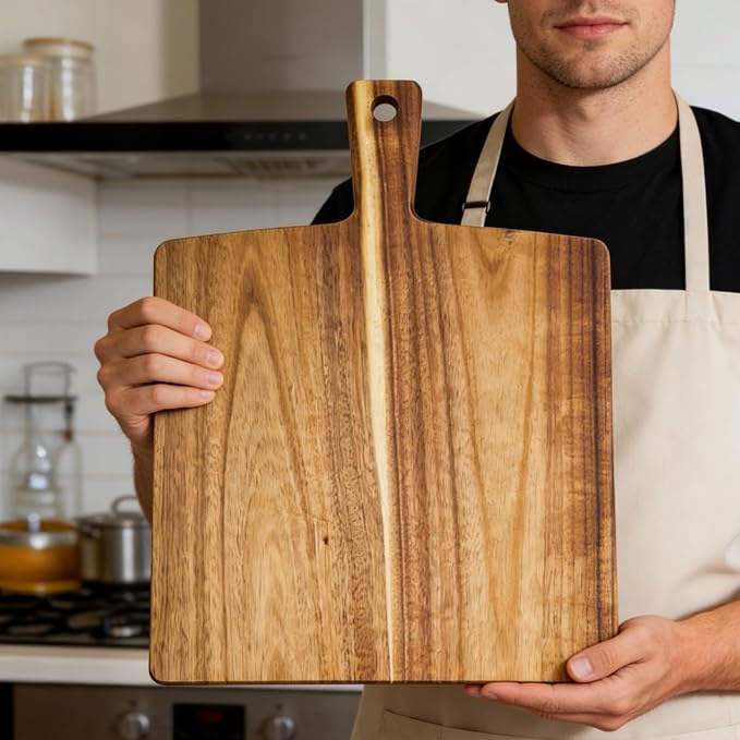Large Acacia Wood Cutting Board by ZeQi
