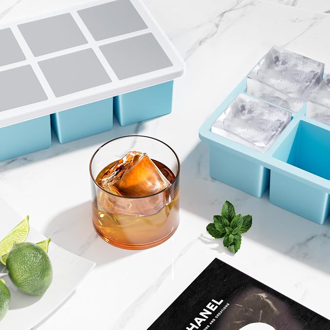 Large Ice Cube Tray for Whiskey: FDDBI Silicone Ice Cube Trays - Image 6