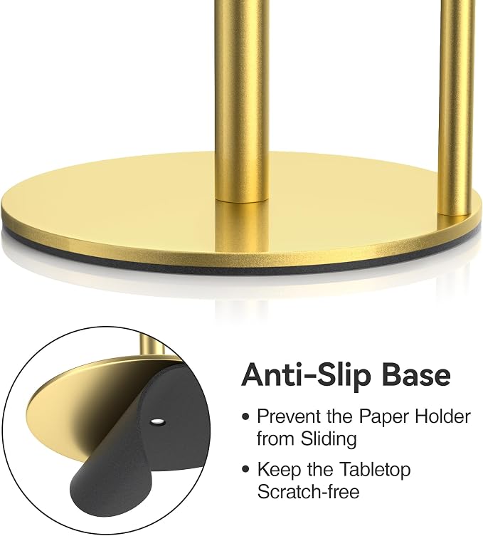 Paper Towel Holder Countertop, Stainless Steel, - Image 4