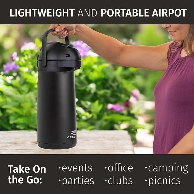 Airpot Coffee Dispenser With Pump, 36 Hours Cold - Image 8