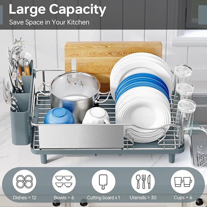 Stainless Steel Dish Drying Rack - Image 3