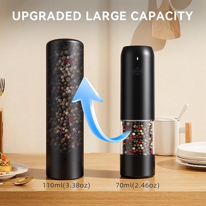 Electric Salt and Pepper Grinder Set - Image 9