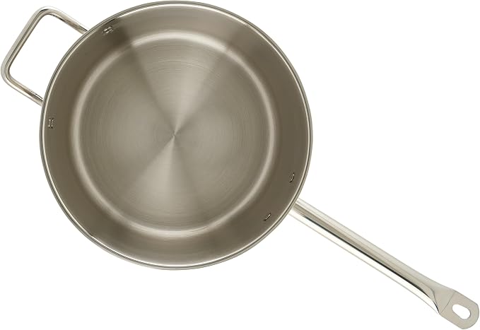 Winco Heavy-Duty Stainless Steel Sauce Pan - Image 7