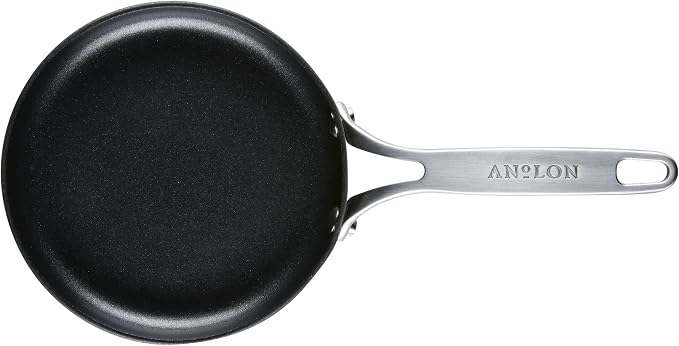 Anolon Hard Anodized Nonstick Mini Skillet/Frying/Egg Pan, Stainless Steel - Image 9
