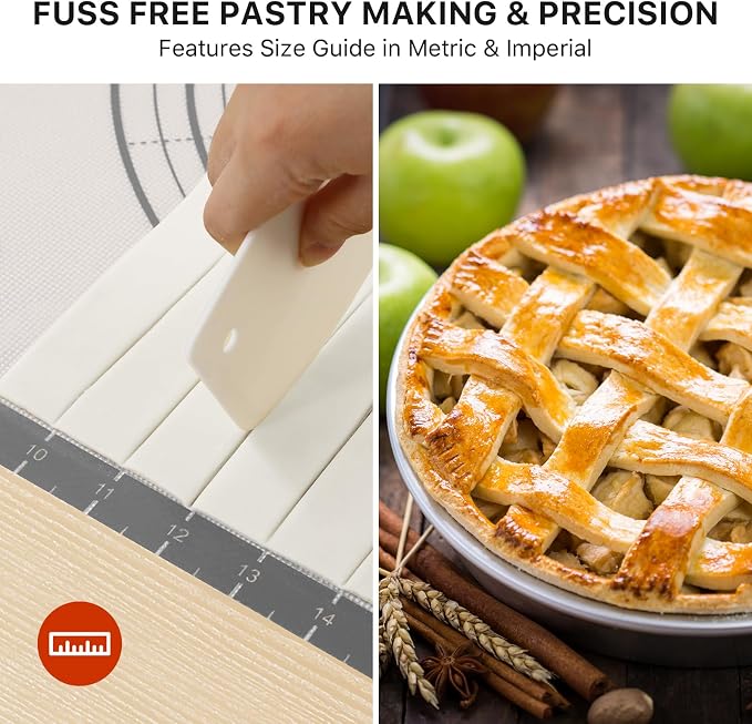 Silicone Mat, 26 x 16inch Extra Large Non-stick Pastry Baking Mat - Image 5