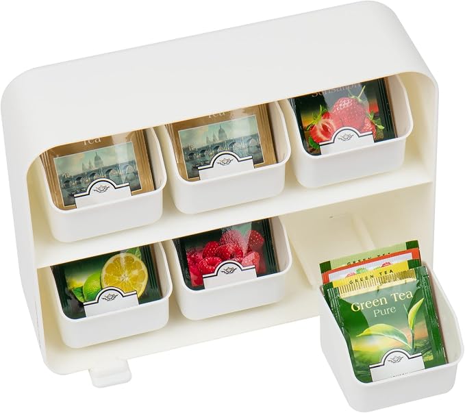 Mind Reader Tea Bag Organizer, Tea Station Organizer, Countertop Storage - Image 4