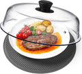 2 in 1, Glass Microwave Splatter Cover by Unknown
