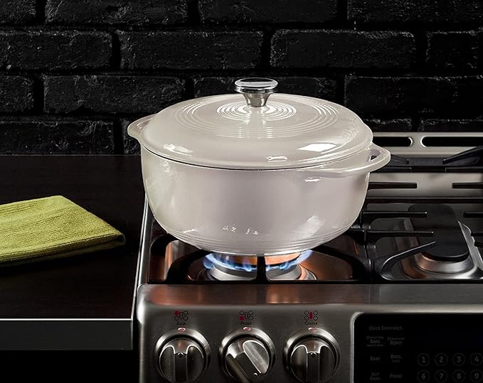 Lodge Essential Enamel Cast Iron Dutch Oven - Image 5