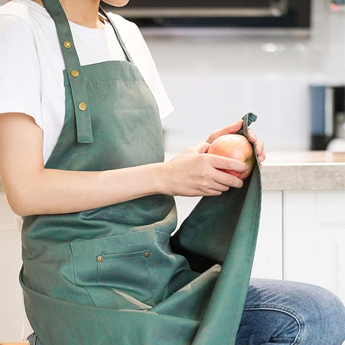 Art Aprons for Painting Pottery Ceramics, Mens Women Kitchen Cooking Aprons - Image 4