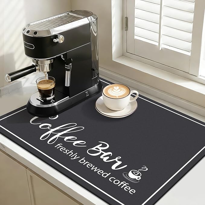Findosom Dish Drying Mat, Cuttable Drying Mat by Findosom