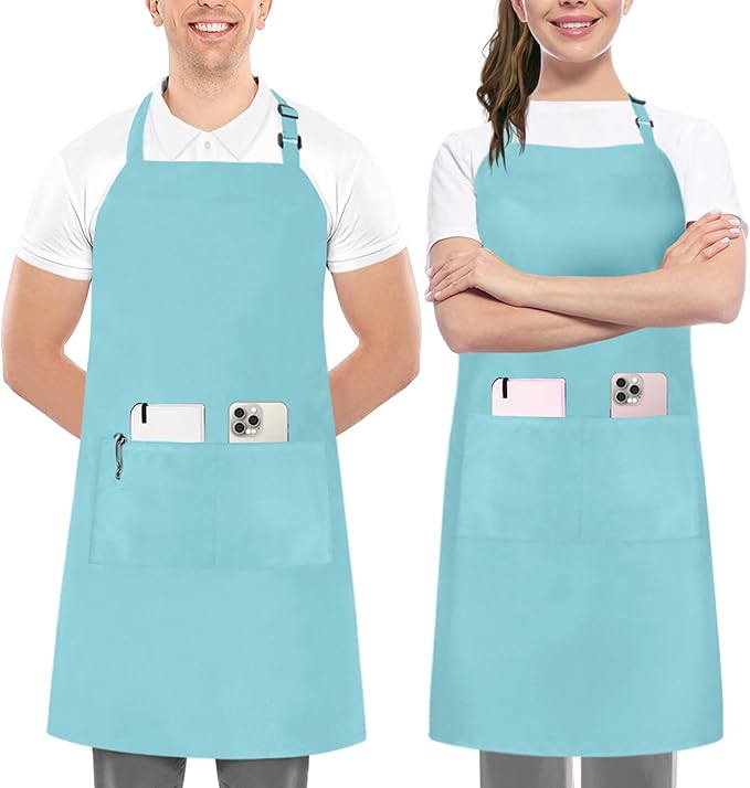 Utopia Kitchen 2 Pack Bib Apron, Adjustable by UTOPIAKITCHEN
