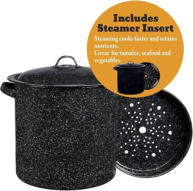 Granite Ware 15.5 Qt Steamer Pot - Image 2