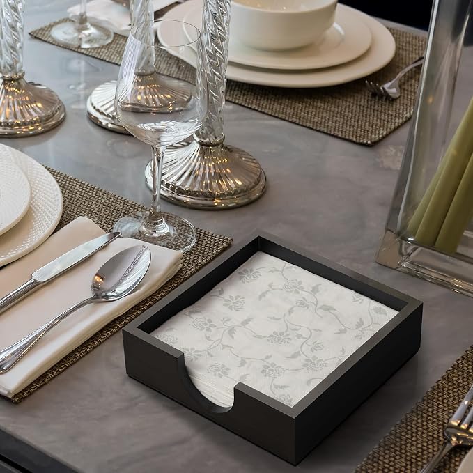 Napkin Holder for Table, Wooden Napkins Holders For Paper Napkins, Flat Napkin - Image 5