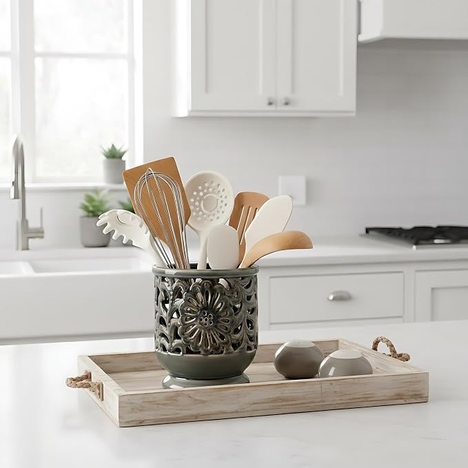Farmhouse Kitchen Utensil Holder - Image 7