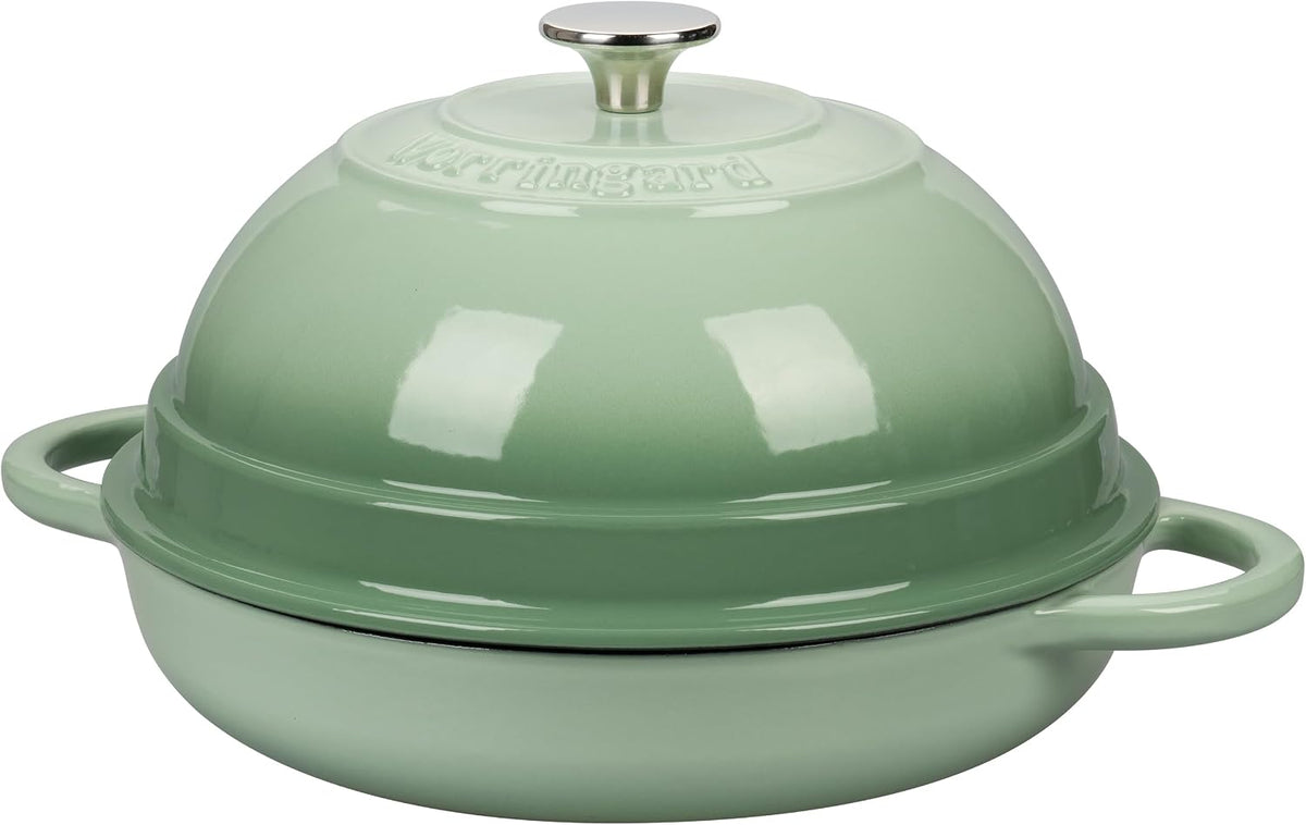 Cast Iron Enameled Dutch Oven Pot with Lid for Bread Baking, Bread