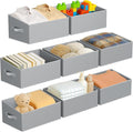 DIMJ Closet Storage Bins 8 Pack by DiMJ