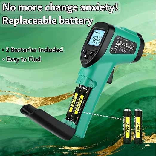 Infrared Thermometer Gun, -58℉~1022℉| Digital Laser Temperature Gun - Image 5