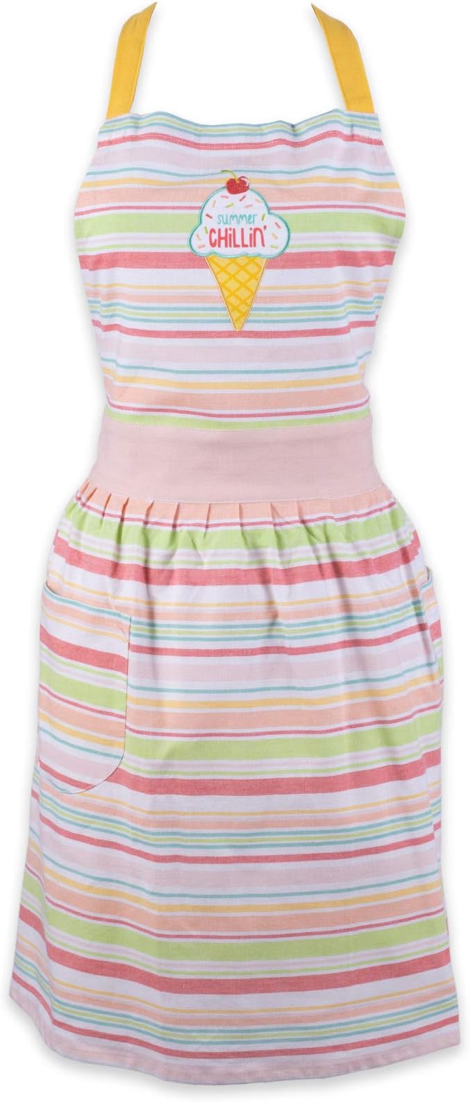 DII Women's Spring & Summer Apron Collection Adjustable, Two Large Pockets & by DII