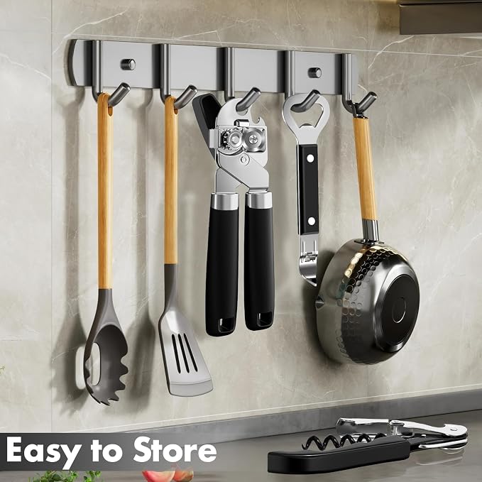 3PCS Can Opener Manual & Bottle Opener & Wine Opener, Smooth Edge Can Openers - Image 6