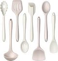 LIANYU 8Pcs Kitchen Utensils Set, Silicone Cooking Utensils Spatula Set by LIANYU