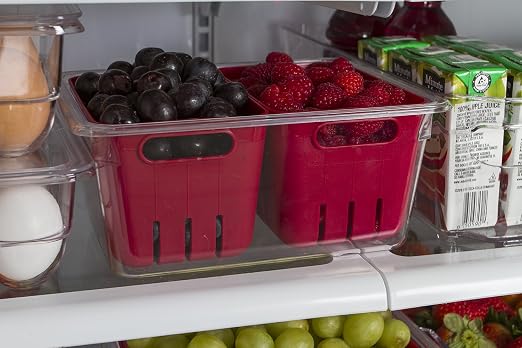 Kitchen Spaces Twin Colander Food Storage Container, Strainer and Fridge - Image 6