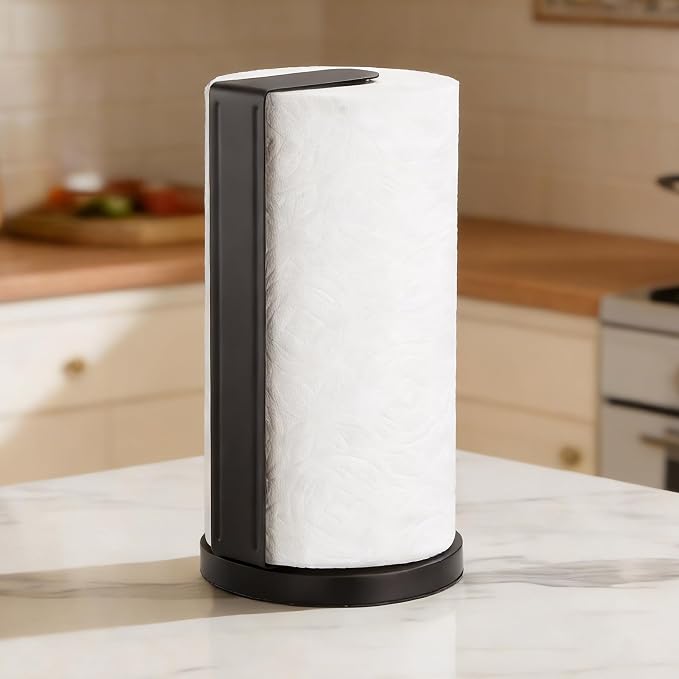 ZUNTO Paper Towel Holder for Countertop, Freestanding Kitchen Paper Towel by ZUNTO