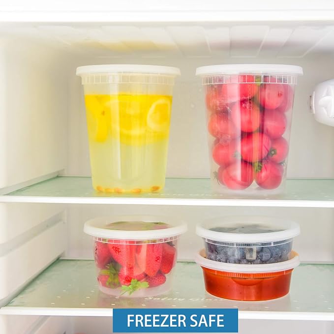 TashiBox [8 oz, 16Sets each size Plastic food storage containers - Image 6