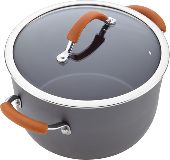 Rachael Ray Cucina Dishwasher Safe Hard Anodized Nonstick Cookware Pots and - Image 10