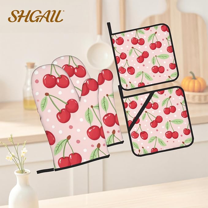 Oven Mitts and Hot Pads Set - Image 2