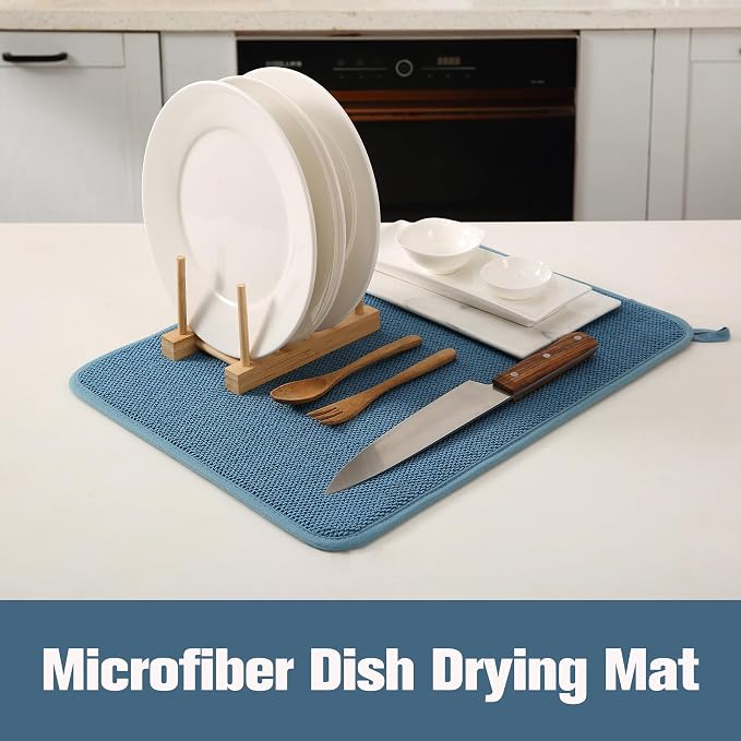 2 Pack Microfiber Dish Drying Mat - Image 3