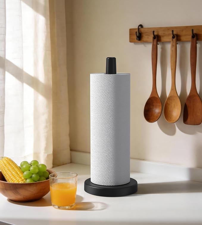 KitchLife Wooden Paper Towel Holder Countertop - Image 6
