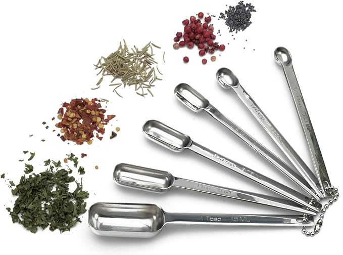 RSVP International Endurance Stainless Steel Spice Measuring Spoons by RSVPInternational